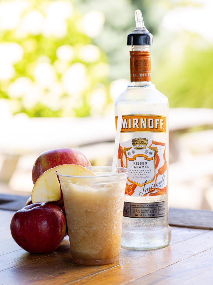Salted Caramel Apple Cider Slushie